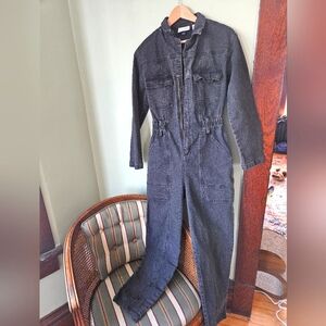 Universal Thread Black Denim Jumpsuit